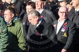 Remembrance Sunday at the Cenotaph in London 2014: Group F15 - National Gulf Veterans & Families Association.
Press stand opposite the Foreign Office building, Whitehall, London SW1,
London,
Greater London,
United Kingdom,
on 09 November 2014 at 11:58, image #1045