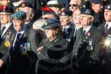 Remembrance Sunday at the Cenotaph in London 2014: Group F18 - Aden Veterans Association.
Press stand opposite the Foreign Office building, Whitehall, London SW1,
London,
Greater London,
United Kingdom,
on 09 November 2014 at 11:59, image #1076