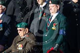 Remembrance Sunday at the Cenotaph in London 2014: Group A7 - Light Infantry Association.
Press stand opposite the Foreign Office building, Whitehall, London SW1,
London,
Greater London,
United Kingdom,
on 09 November 2014 at 12:00, image #1155