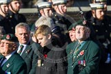 Remembrance Sunday at the Cenotaph in London 2014: Group A9 - Royal Green Jackets Association.
Press stand opposite the Foreign Office building, Whitehall, London SW1,
London,
Greater London,
United Kingdom,
on 09 November 2014 at 12:01, image #1207