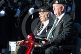 Remembrance Sunday at the Cenotaph in London 2014: Group A9 - Royal Green Jackets Association.
Press stand opposite the Foreign Office building, Whitehall, London SW1,
London,
Greater London,
United Kingdom,
on 09 November 2014 at 12:01, image #1211
