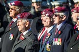 Remembrance Sunday at the Cenotaph in London 2014: Group A20 - Guards Parachute Association.
Press stand opposite the Foreign Office building, Whitehall, London SW1,
London,
Greater London,
United Kingdom,
on 09 November 2014 at 12:04, image #1338