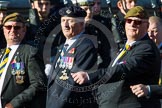 Remembrance Sunday at the Cenotaph in London 2014: Group A22 - Princess of Wales's Royal Regiment.
Press stand opposite the Foreign Office building, Whitehall, London SW1,
London,
Greater London,
United Kingdom,
on 09 November 2014 at 12:04, image #1357