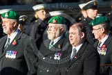 Remembrance Sunday at the Cenotaph in London 2014: Group B1 - Intelligence Corps Association.
Press stand opposite the Foreign Office building, Whitehall, London SW1,
London,
Greater London,
United Kingdom,
on 09 November 2014 at 12:06, image #1493