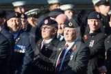Remembrance Sunday at the Cenotaph in London 2014: Group B9 - Royal Engineers Bomb Disposal Association.
Press stand opposite the Foreign Office building, Whitehall, London SW1,
London,
Greater London,
United Kingdom,
on 09 November 2014 at 12:08, image #1589