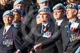 Remembrance Sunday at the Cenotaph in London 2014: Group B12 - Army Air Corps Association.
Press stand opposite the Foreign Office building, Whitehall, London SW1,
London,
Greater London,
United Kingdom,
on 09 November 2014 at 12:09, image #1627