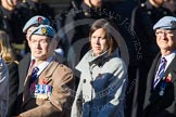 Remembrance Sunday at the Cenotaph in London 2014: Group B12 - Army Air Corps Association.
Press stand opposite the Foreign Office building, Whitehall, London SW1,
London,
Greater London,
United Kingdom,
on 09 November 2014 at 12:09, image #1638