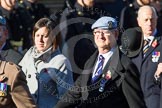 Remembrance Sunday at the Cenotaph in London 2014: Group B12 - Army Air Corps Association.
Press stand opposite the Foreign Office building, Whitehall, London SW1,
London,
Greater London,
United Kingdom,
on 09 November 2014 at 12:09, image #1639