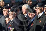 Remembrance Sunday at the Cenotaph in London 2014: Group B15 - Army Catering Corps Association.
Press stand opposite the Foreign Office building, Whitehall, London SW1,
London,
Greater London,
United Kingdom,
on 09 November 2014 at 12:09, image #1663