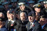 Remembrance Sunday at the Cenotaph in London 2014: Group B15 - Army Catering Corps Association.
Press stand opposite the Foreign Office building, Whitehall, London SW1,
London,
Greater London,
United Kingdom,
on 09 November 2014 at 12:09, image #1666