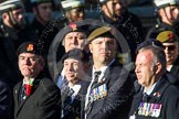 Remembrance Sunday at the Cenotaph in London 2014: Group B16 - Royal Pioneer Corps Association.
Press stand opposite the Foreign Office building, Whitehall, London SW1,
London,
Greater London,
United Kingdom,
on 09 November 2014 at 12:09, image #1677