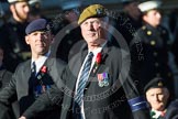 Remembrance Sunday at the Cenotaph in London 2014: Group B16 - Royal Pioneer Corps Association.
Press stand opposite the Foreign Office building, Whitehall, London SW1,
London,
Greater London,
United Kingdom,
on 09 November 2014 at 12:10, image #1694