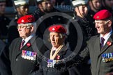 Remembrance Sunday at the Cenotaph in London 2014: Group B20 - Royal Military Police Association.
Press stand opposite the Foreign Office building, Whitehall, London SW1,
London,
Greater London,
United Kingdom,
on 09 November 2014 at 12:11, image #1732