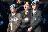 Remembrance Sunday at the Cenotaph in London 2014: Group B36 - Arborfield Old Boys Association.
Press stand opposite the Foreign Office building, Whitehall, London SW1,
London,
Greater London,
United Kingdom,
on 09 November 2014 at 12:14, image #1942