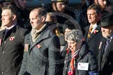 Remembrance Sunday at the Cenotaph in London 2014: Group M4 - Children of the Far East Prisoners of War.
Press stand opposite the Foreign Office building, Whitehall, London SW1,
London,
Greater London,
United Kingdom,
on 09 November 2014 at 12:15, image #1990