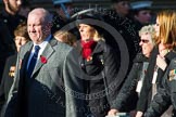 Remembrance Sunday at the Cenotaph in London 2014: Group M4 - Children of the Far East Prisoners of War.
Press stand opposite the Foreign Office building, Whitehall, London SW1,
London,
Greater London,
United Kingdom,
on 09 November 2014 at 12:15, image #2002