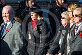 Remembrance Sunday at the Cenotaph in London 2014: Group M5 - Evacuees Reunion Association.
Press stand opposite the Foreign Office building, Whitehall, London SW1,
London,
Greater London,
United Kingdom,
on 09 November 2014 at 12:15, image #2005