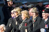 Remembrance Sunday at the Cenotaph in London 2014: Group M5 - Evacuees Reunion Association.
Press stand opposite the Foreign Office building, Whitehall, London SW1,
London,
Greater London,
United Kingdom,
on 09 November 2014 at 12:15, image #2009