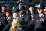Remembrance Sunday at the Cenotaph in London 2014: Group M12 - Metropolitan Special Constabulary.
Press stand opposite the Foreign Office building, Whitehall, London SW1,
London,
Greater London,
United Kingdom,
on 09 November 2014 at 12:16, image #2065