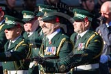 Remembrance Sunday at the Cenotaph in London 2014: Group M13 - London Ambulance Service NHS Trust.
Press stand opposite the Foreign Office building, Whitehall, London SW1,
London,
Greater London,
United Kingdom,
on 09 November 2014 at 12:16, image #2076