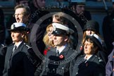 Remembrance Sunday at the Cenotaph in London 2014: Group M?? - HMRC.
Press stand opposite the Foreign Office building, Whitehall, London SW1,
London,
Greater London,
United Kingdom,
on 09 November 2014 at 12:22, image #2381