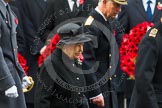 Remembrance Sunday at the Cenotaph in London 2014: HM The Queen, and HRH The Duke walking past the rows of politicians.
Press stand opposite the Foreign Office building, Whitehall, London SW1,
London,
Greater London,
United Kingdom,
on 09 November 2014 at 10:59, image #147