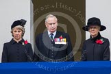 Remembrance Sunday at the Cenotaph in London 2014: THR The Duchess and Duke of Gloucester, and HRH Princess Alexandra, the Hon. Lady Ogilvy, on the centre balcony of the Foreign- and Commonwealth Office building.
Press stand opposite the Foreign Office building, Whitehall, London SW1,
London,
Greater London,
United Kingdom,
on 09 November 2014 at 11:05, image #199