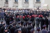 Remembrance Sunday at the Cenotaph in London 2014: The High Commissioners about to lay their wreaths.
Press stand opposite the Foreign Office building, Whitehall, London SW1,
London,
Greater London,
United Kingdom,
on 09 November 2014 at 11:10, image #240