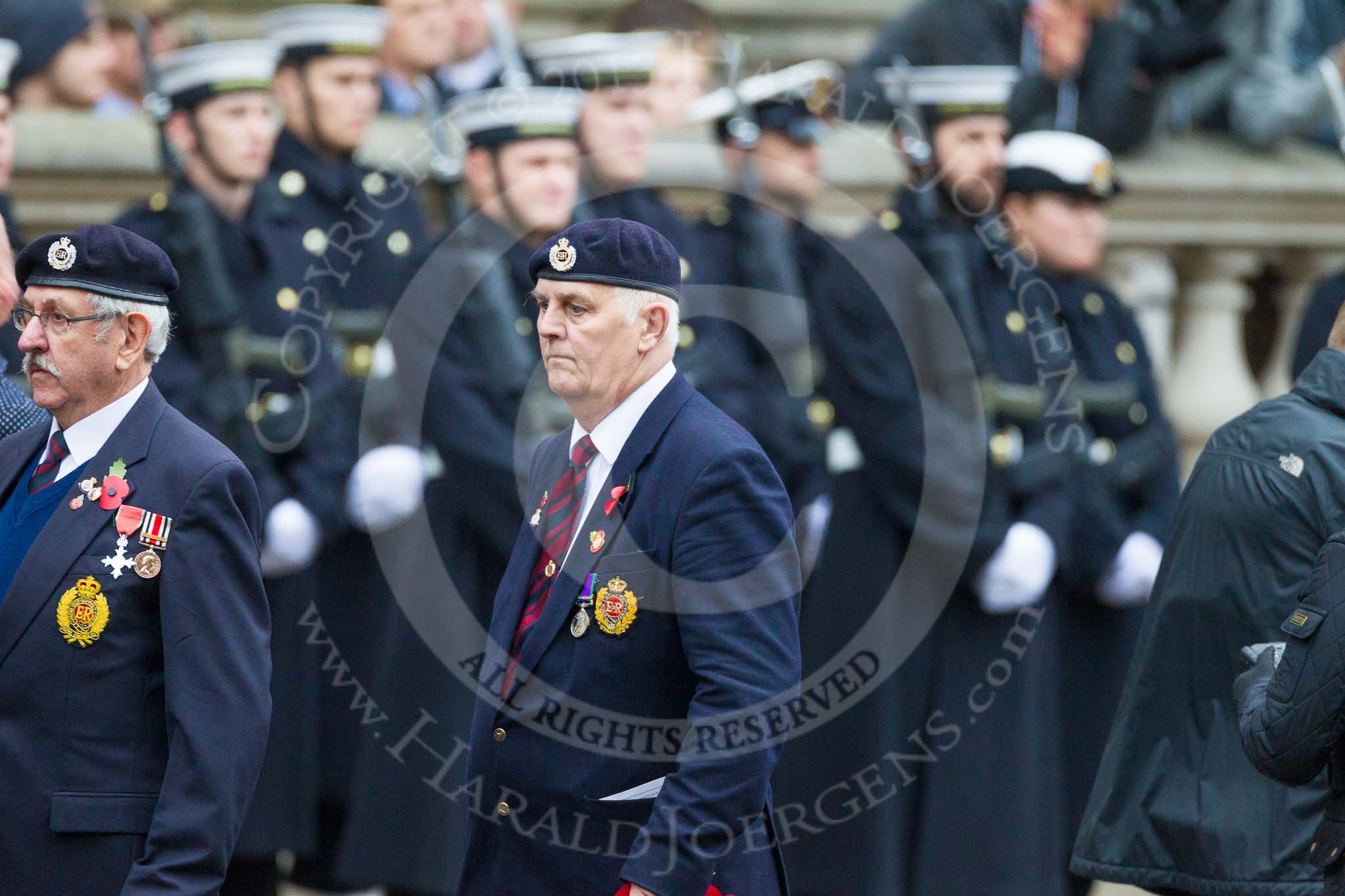 Remembrance Sunday at the Cenotaph 2015: Group B5, Royal Engineers Association.
Cenotaph, Whitehall, London SW1,
London,
Greater London,
United Kingdom,
on 08 November 2015 at 11:37, image #42