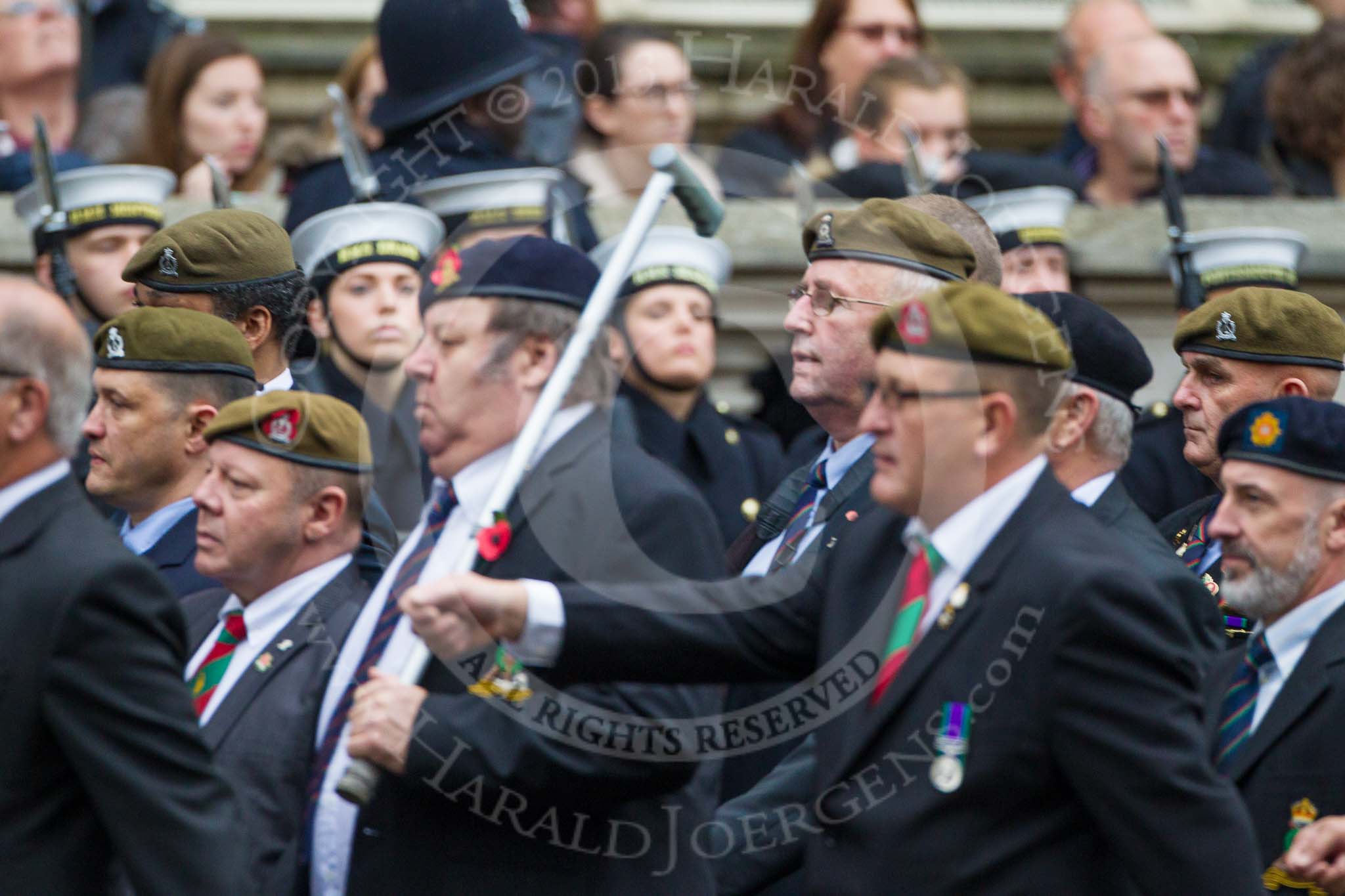 Remembrance Sunday at the Cenotaph 2015: Group B13, Royal Pioneer Corps Association (Anniversary).
Cenotaph, Whitehall, London SW1,
London,
Greater London,
United Kingdom,
on 08 November 2015 at 11:39, image #106