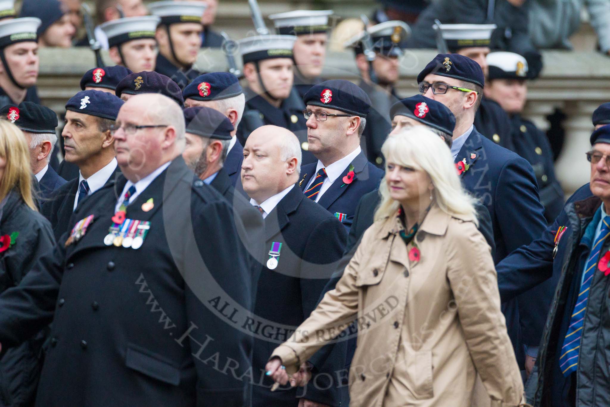 Remembrance Sunday at the Cenotaph 2015: Group B15, Royal Electrical & Mechanical Engineers Association.
Cenotaph, Whitehall, London SW1,
London,
Greater London,
United Kingdom,
on 08 November 2015 at 11:39, image #126