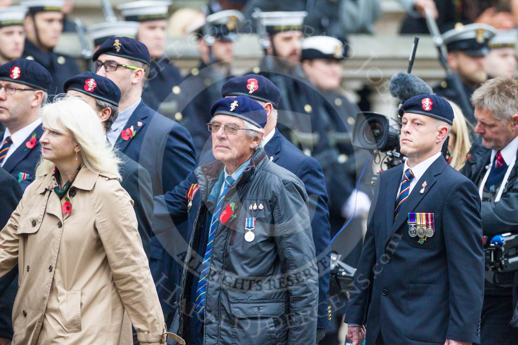 Remembrance Sunday at the Cenotaph 2015: Group B15, Royal Electrical & Mechanical Engineers Association.
Cenotaph, Whitehall, London SW1,
London,
Greater London,
United Kingdom,
on 08 November 2015 at 11:39, image #127