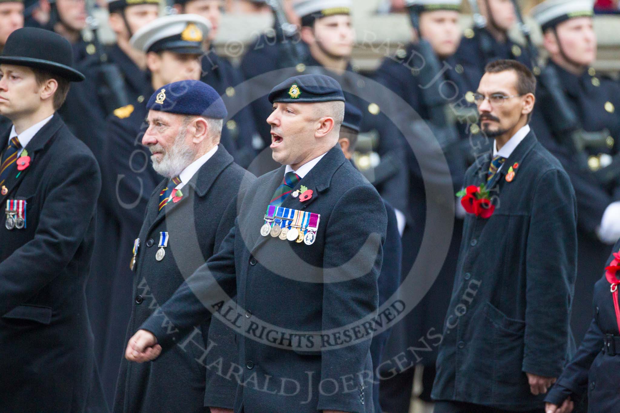 Remembrance Sunday at the Cenotaph 2015: Group B19, Royal Army Veterinary Corps & Royal Army Dental Corps.
Cenotaph, Whitehall, London SW1,
London,
Greater London,
United Kingdom,
on 08 November 2015 at 11:40, image #152