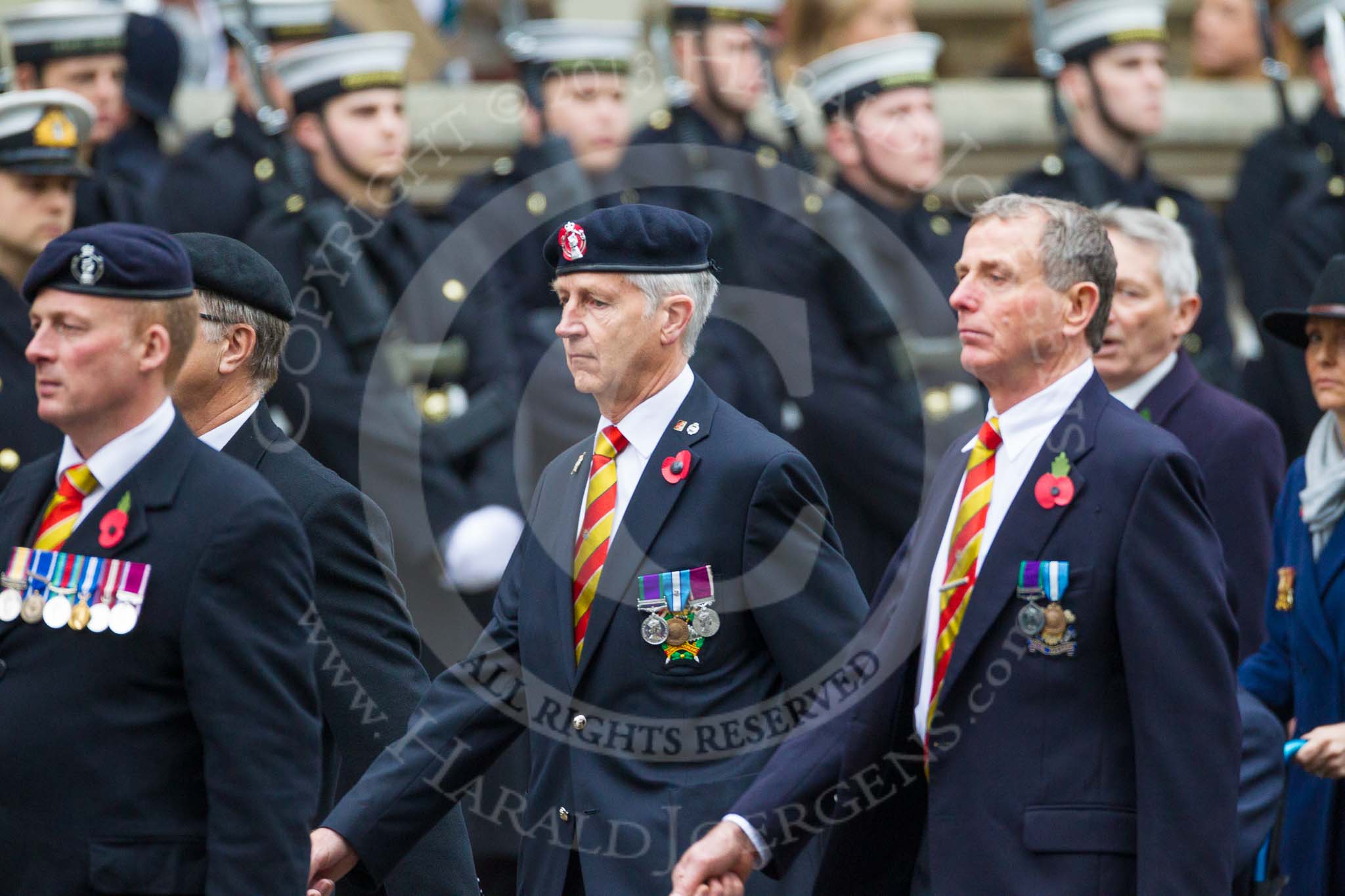 Remembrance Sunday at the Cenotaph 2015: Group B28, JLR RAC Old Boys' Association.
Cenotaph, Whitehall, London SW1,
London,
Greater London,
United Kingdom,
on 08 November 2015 at 11:42, image #228