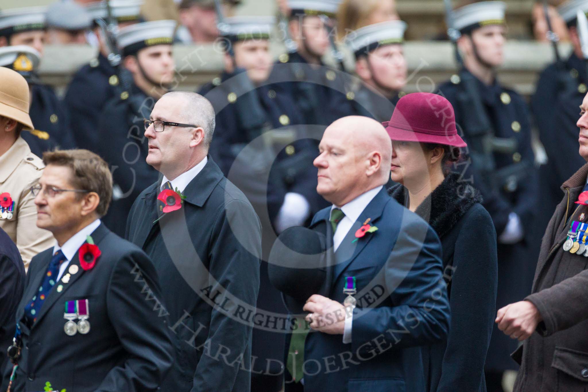 Remembrance Sunday at the Cenotaph 2015: Group B30, Association of Ammunition Technicians.
Cenotaph, Whitehall, London SW1,
London,
Greater London,
United Kingdom,
on 08 November 2015 at 11:42, image #236