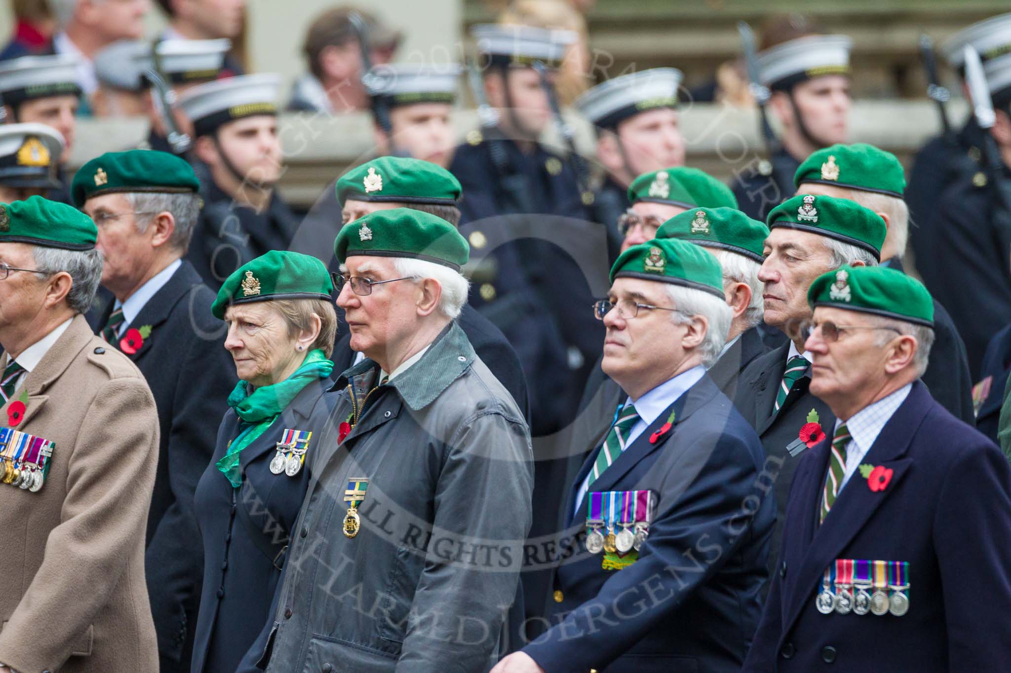Remembrance Sunday at the Cenotaph 2015: Group B36, Intelligence Corps Association.
Cenotaph, Whitehall, London SW1,
London,
Greater London,
United Kingdom,
on 08 November 2015 at 11:43, image #273