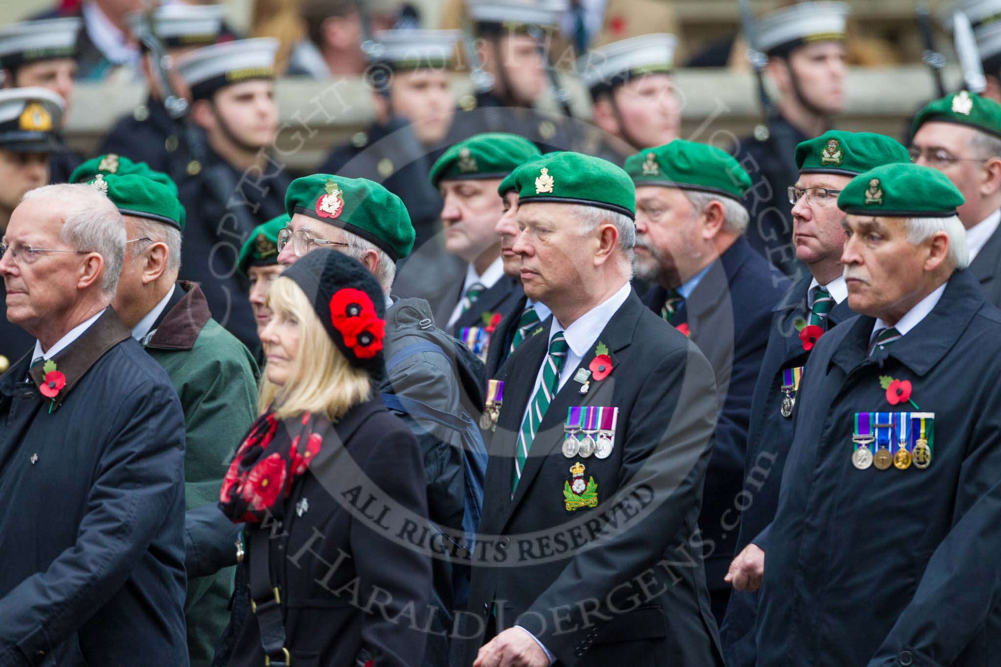 Remembrance Sunday at the Cenotaph 2015: Group B36, Intelligence Corps Association.
Cenotaph, Whitehall, London SW1,
London,
Greater London,
United Kingdom,
on 08 November 2015 at 11:43, image #275