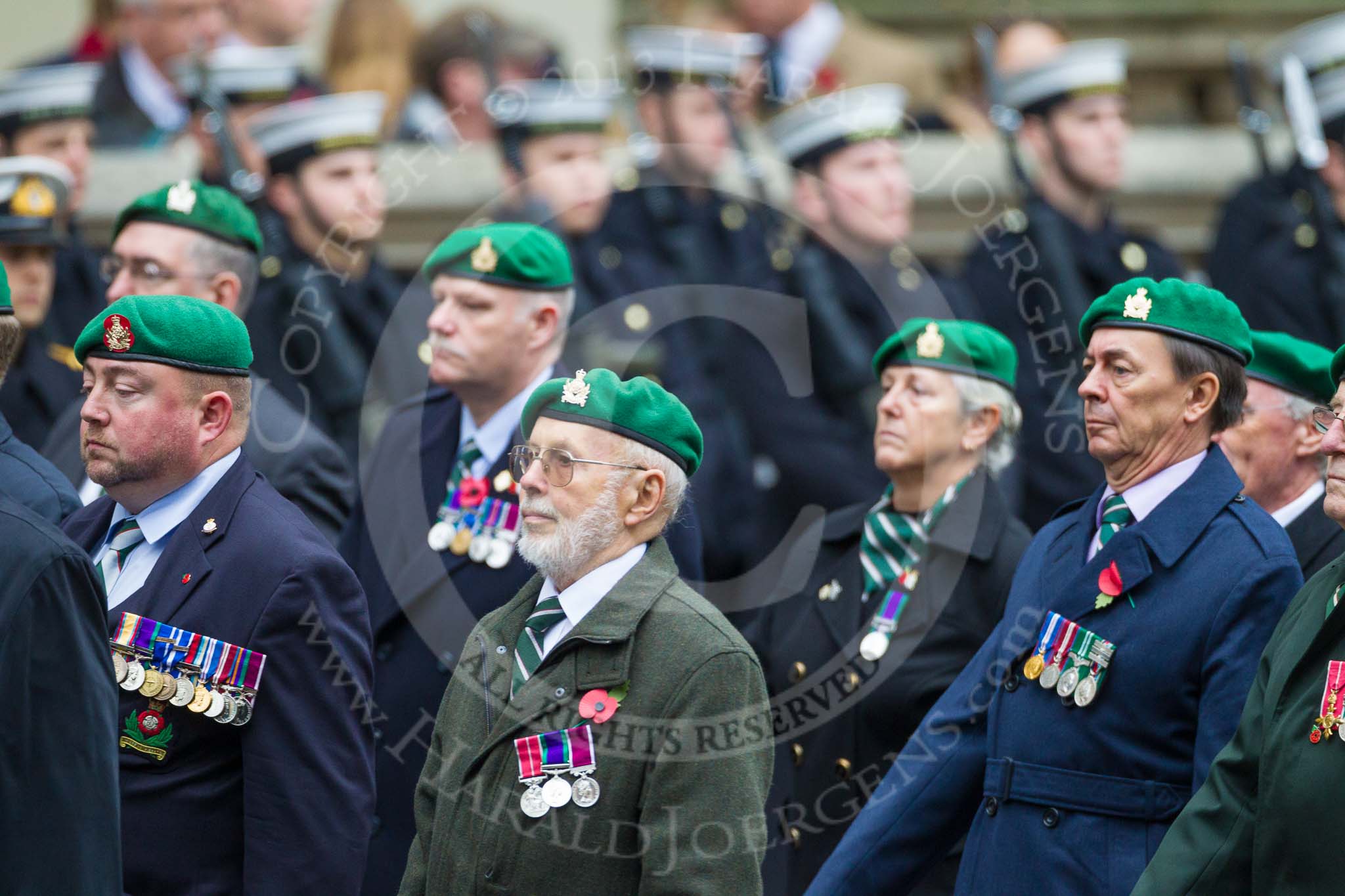 Remembrance Sunday at the Cenotaph 2015: Group B36, Intelligence Corps Association.
Cenotaph, Whitehall, London SW1,
London,
Greater London,
United Kingdom,
on 08 November 2015 at 11:43, image #277