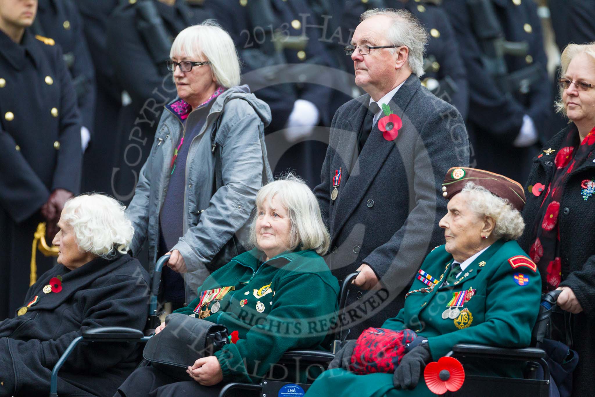 Remembrance Sunday at the Cenotaph 2015: Group B37, Women's Royal Army Corps Association.
Cenotaph, Whitehall, London SW1,
London,
Greater London,
United Kingdom,
on 08 November 2015 at 11:43, image #281
