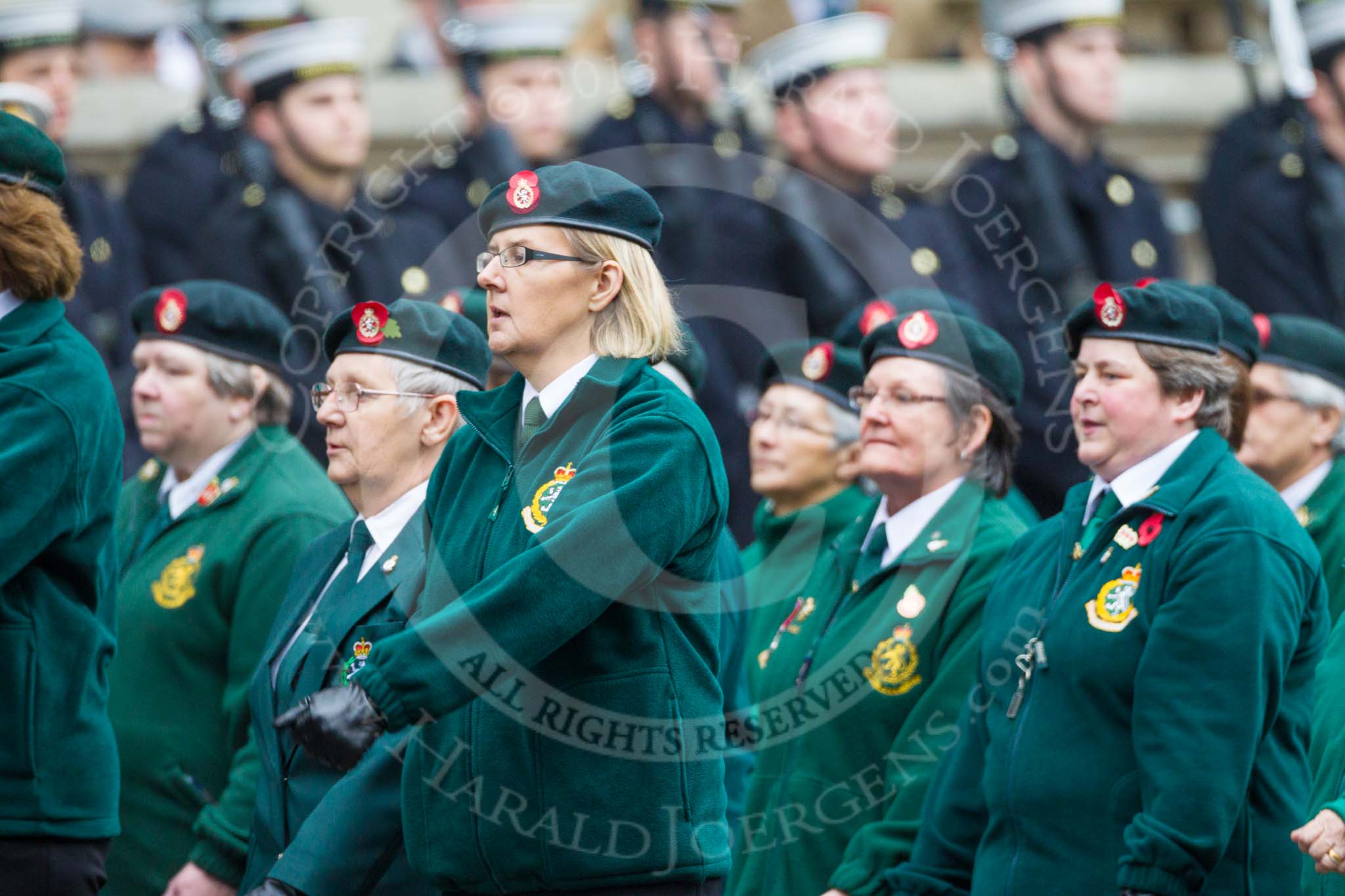 Remembrance Sunday at the Cenotaph 2015: Group B37, Women's Royal Army Corps Association.
Cenotaph, Whitehall, London SW1,
London,
Greater London,
United Kingdom,
on 08 November 2015 at 11:43, image #288