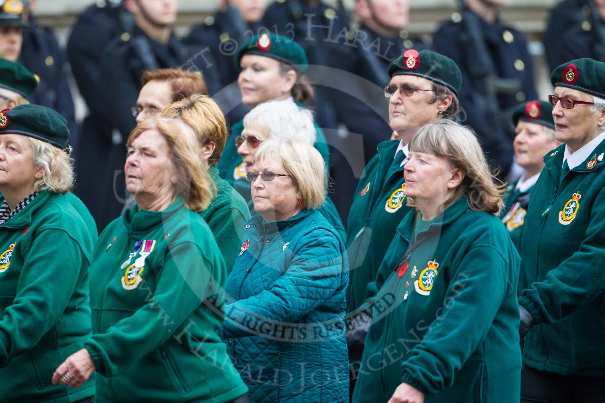 Remembrance Sunday at the Cenotaph 2015: Group B37, Women's Royal Army Corps Association.
Cenotaph, Whitehall, London SW1,
London,
Greater London,
United Kingdom,
on 08 November 2015 at 11:43, image #295
