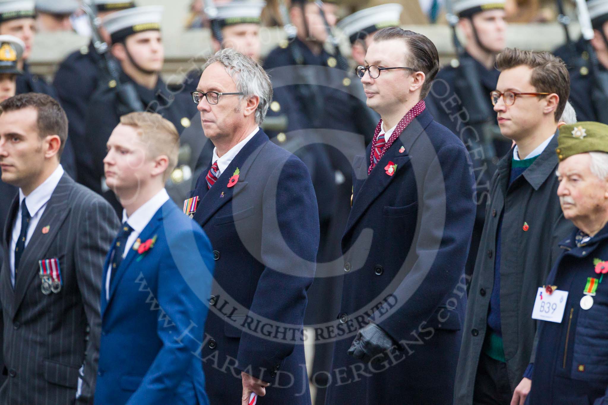 Remembrance Sunday at the Cenotaph 2015: Group B39, Home Guard Association.
Cenotaph, Whitehall, London SW1,
London,
Greater London,
United Kingdom,
on 08 November 2015 at 11:44, image #307