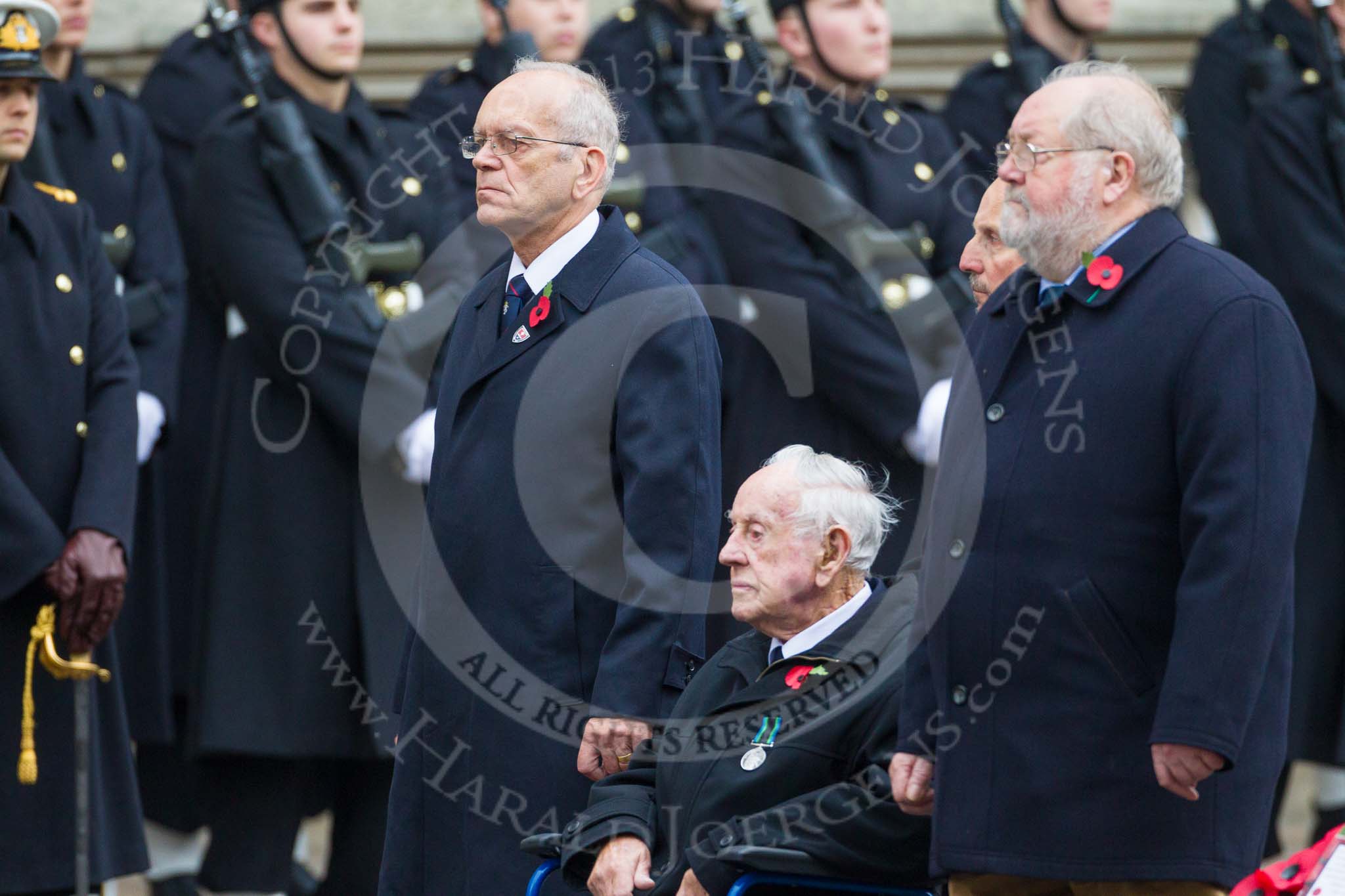 Remembrance Sunday at the Cenotaph 2015: Group B40, British Resistance Movement (Coleshill Auxiliary Research Team).
Cenotaph, Whitehall, London SW1,
London,
Greater London,
United Kingdom,
on 08 November 2015 at 11:44, image #311