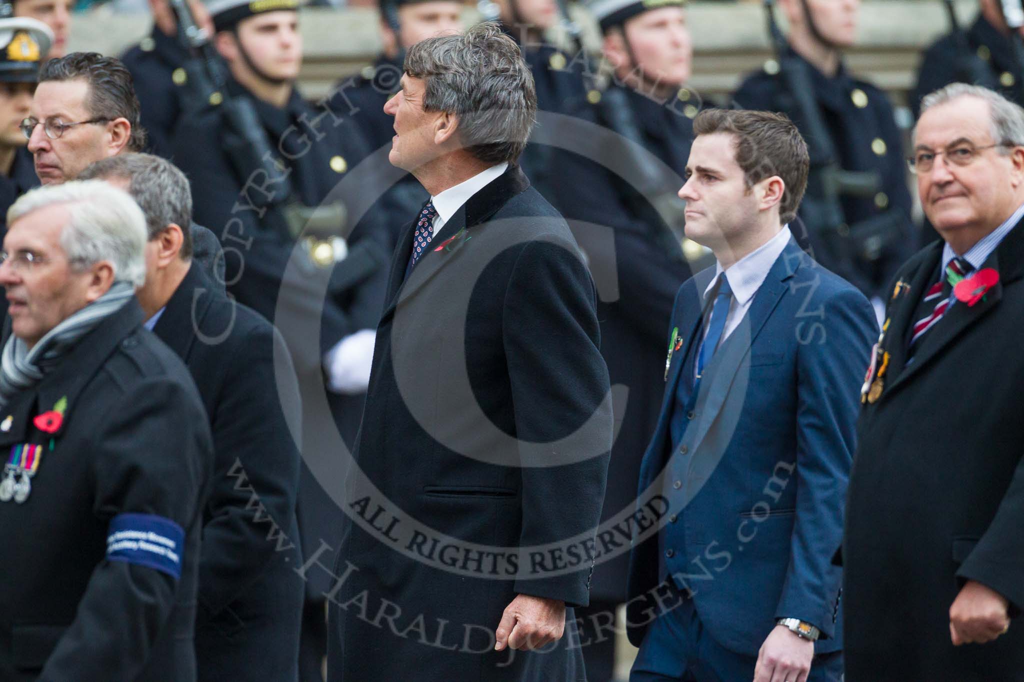 Remembrance Sunday at the Cenotaph 2015: Group B40, British Resistance Movement (Coleshill Auxiliary Research Team).
Cenotaph, Whitehall, London SW1,
London,
Greater London,
United Kingdom,
on 08 November 2015 at 11:44, image #316