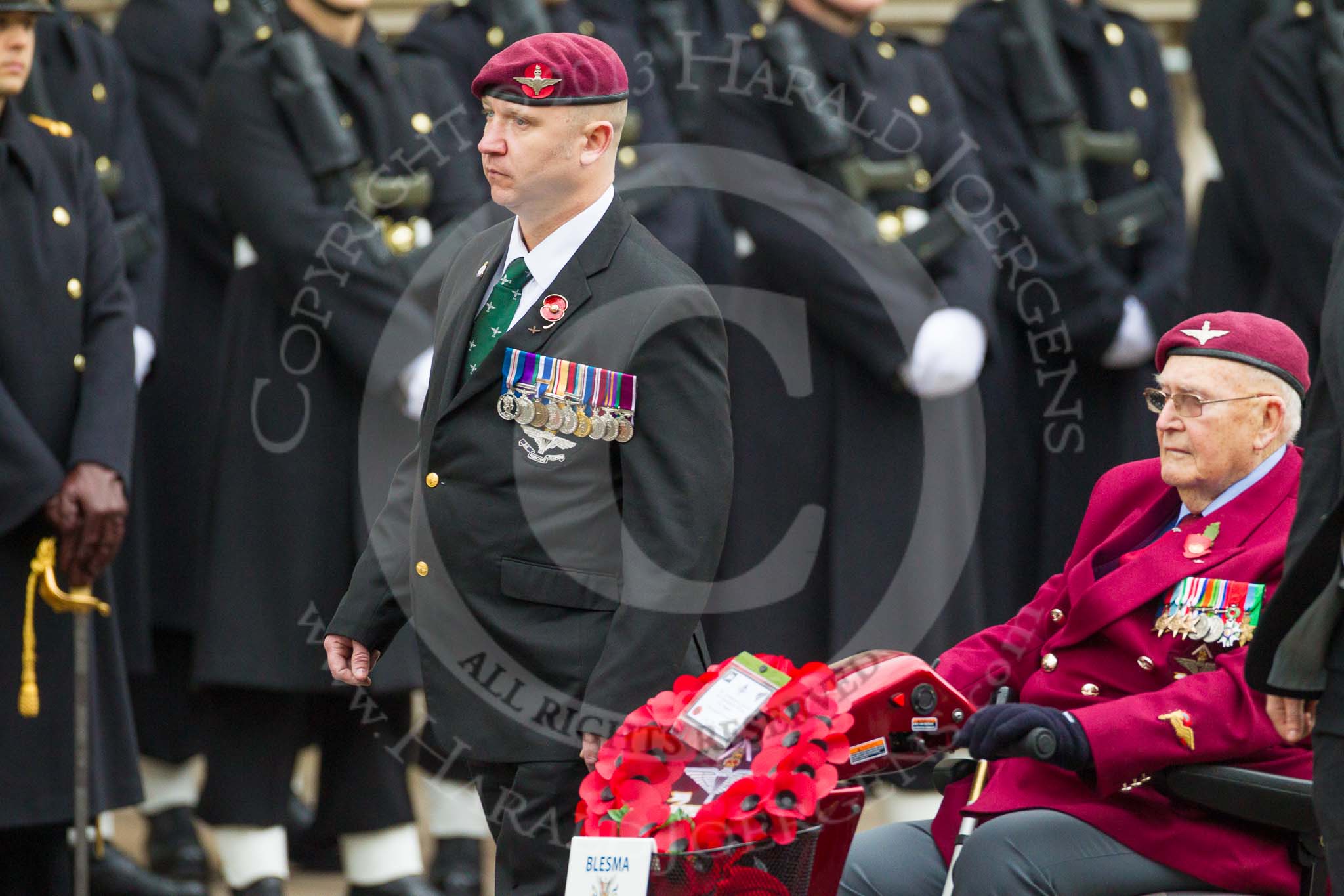 Remembrance Sunday at the Cenotaph 2015: Group B41, British Limbless Ex-Service Men's Association.
Cenotaph, Whitehall, London SW1,
London,
Greater London,
United Kingdom,
on 08 November 2015 at 11:44, image #319