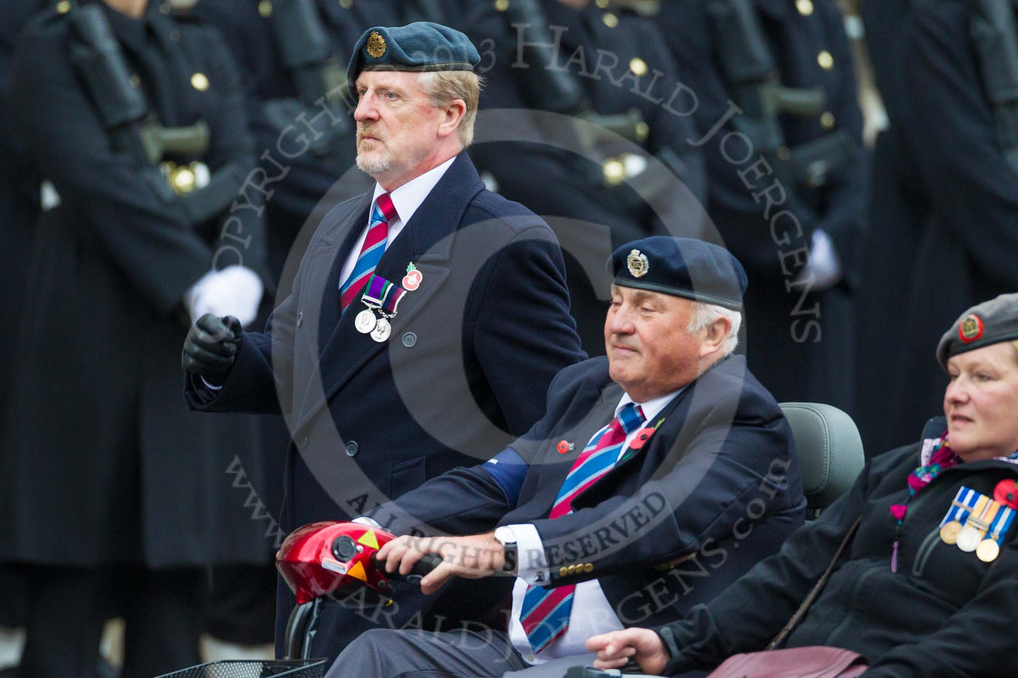 Remembrance Sunday at the Cenotaph 2015: Group B41, British Limbless Ex-Service Men's Association.
Cenotaph, Whitehall, London SW1,
London,
Greater London,
United Kingdom,
on 08 November 2015 at 11:44, image #320