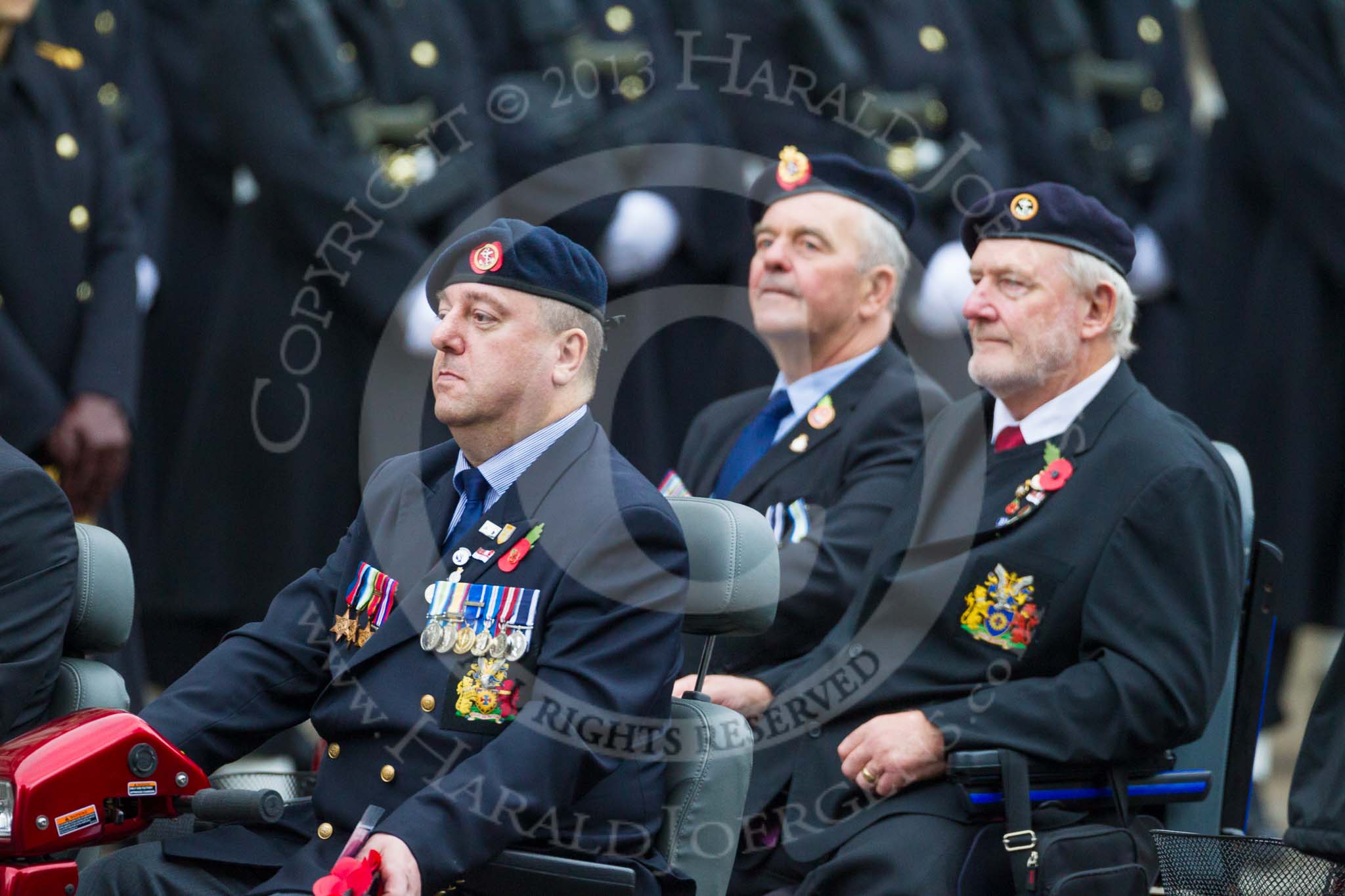 Remembrance Sunday at the Cenotaph 2015: Group B41, British Limbless Ex-Service Men's Association.
Cenotaph, Whitehall, London SW1,
London,
Greater London,
United Kingdom,
on 08 November 2015 at 11:44, image #324