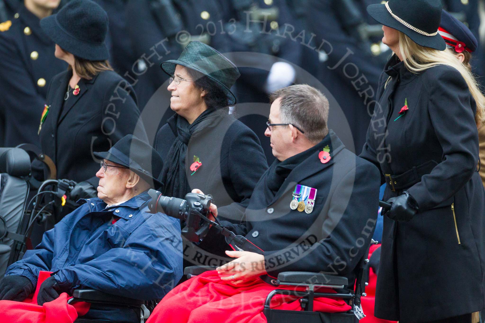 Remembrance Sunday at the Cenotaph 2015: Group B44, Queen Alexandra's Hospital Home for Disabled Ex-Servicemen & Women.
Cenotaph, Whitehall, London SW1,
London,
Greater London,
United Kingdom,
on 08 November 2015 at 11:45, image #359