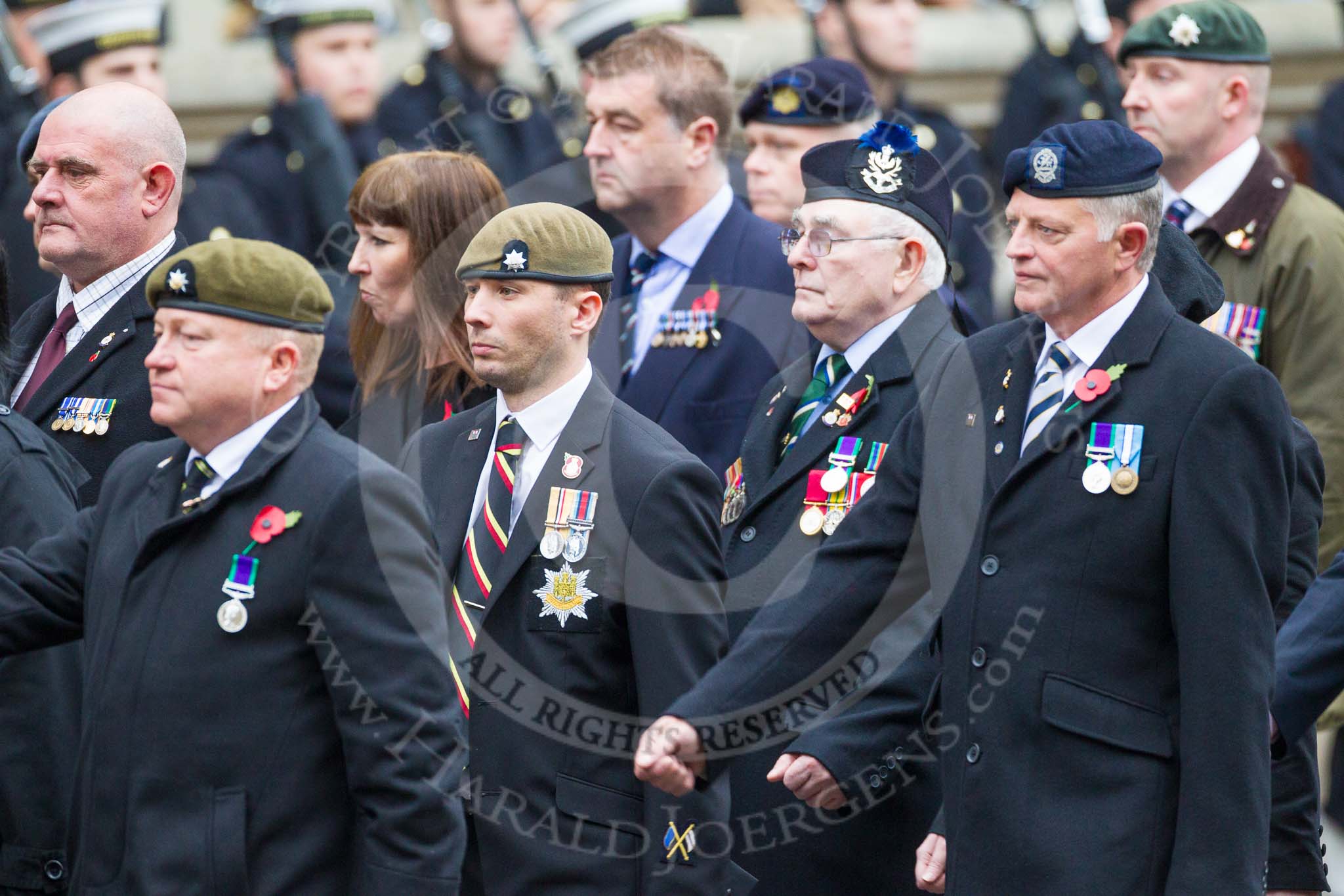 Remembrance Sunday at the Cenotaph 2015: Group B46, Combat Stress.
Cenotaph, Whitehall, London SW1,
London,
Greater London,
United Kingdom,
on 08 November 2015 at 11:46, image #382
