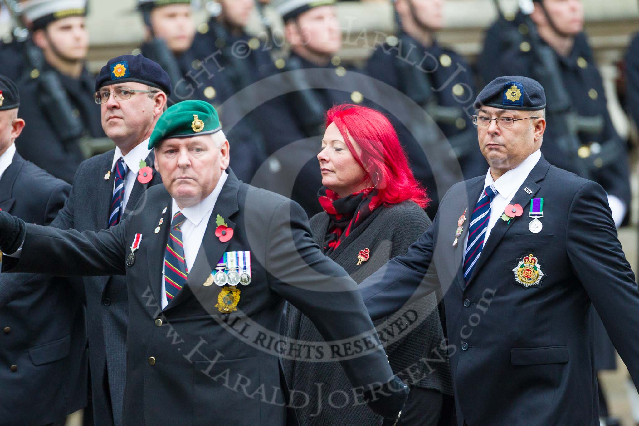 Remembrance Sunday at the Cenotaph 2015: Group B46, Combat Stress.
Cenotaph, Whitehall, London SW1,
London,
Greater London,
United Kingdom,
on 08 November 2015 at 11:46, image #385